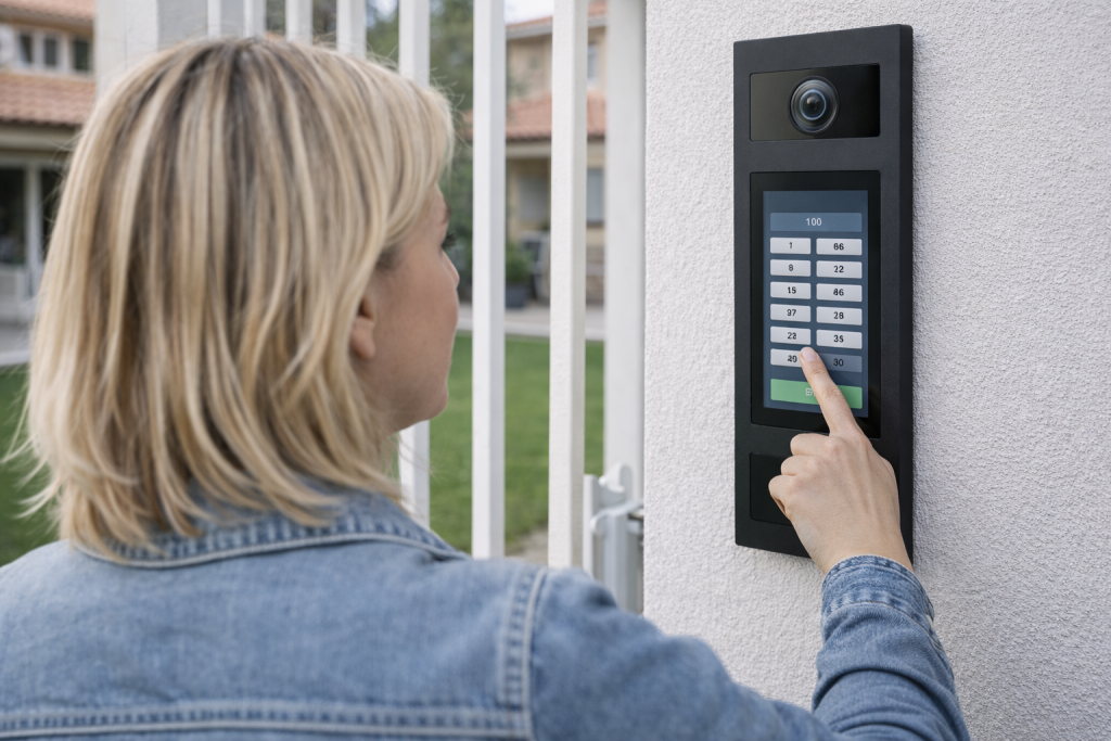 videoportero instalado en comunidad de vecinos en Valladolid